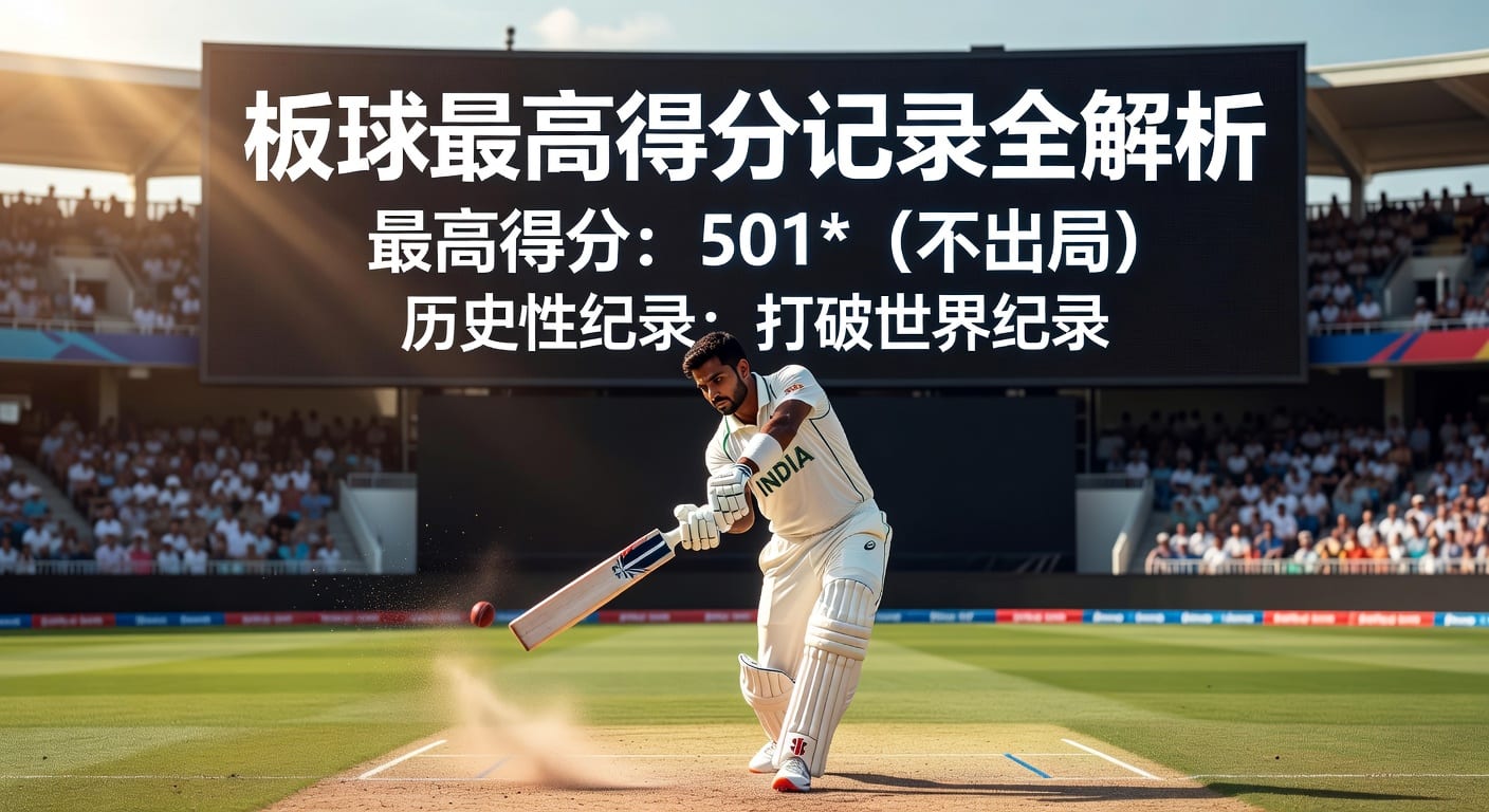 板球最高得分：历史Top记录与2026最新