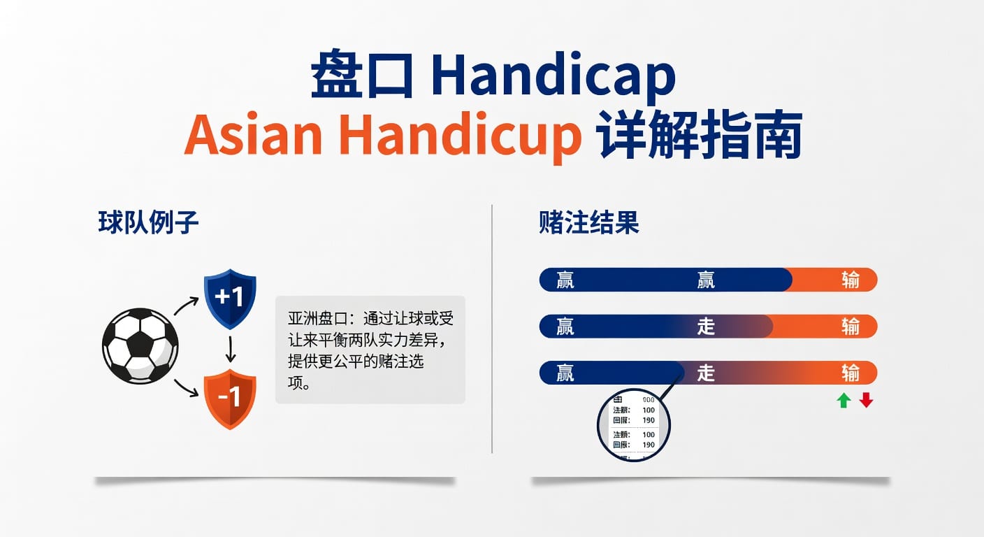 盘口 Handicap Asian Handicap 详解：投注技巧与避坑指南